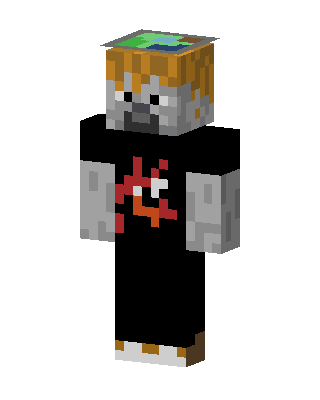 Husky Hoodie Dude skin, 3D preview