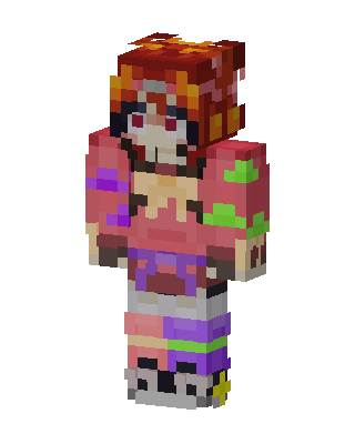 Patchwork Doll skin, 3D preview