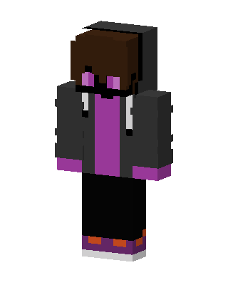 Black Emo Girl Minecraft skin