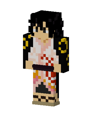 Kimono Luffy Minecraft anime skin
