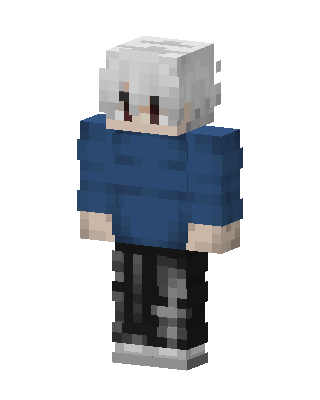 Blue Player Boy skin, 3D preview