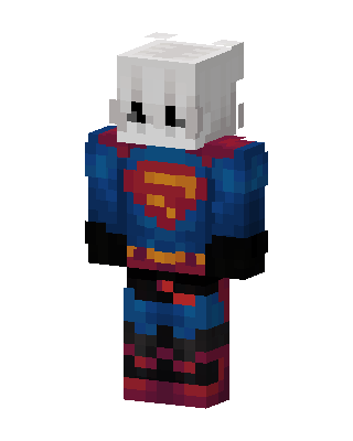 Blue Hero skin, 3D preview