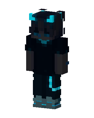 Neon Shadow skin, 3D preview
