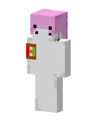 Axolotl Ghost skin, 3D preview