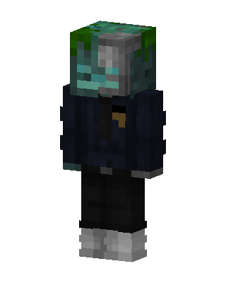 Black Player Boy skin, 3D preview