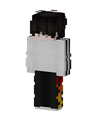 White Player Boy skin, 3D preview