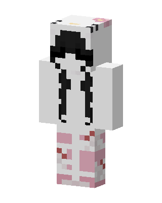 White Anime Girl Minecraft cute skin