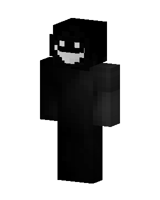 Black Ninja Boy skin, 3D preview