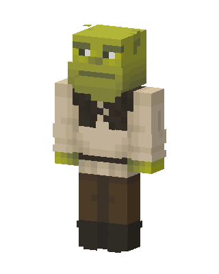 Shrek skin, 3D preview