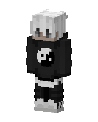 Yin Yang Hoodie Minecraft skin