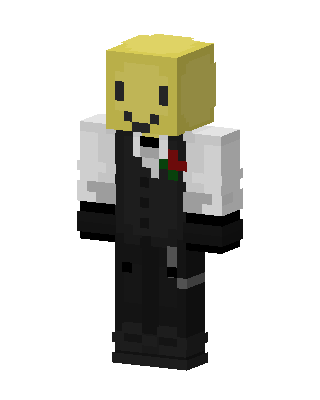 Smiley Waiter skin, 3D preview