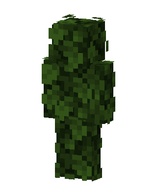 Green Creeper skin, 3D preview