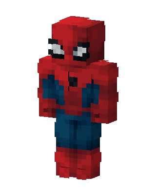 Spider-Man skin, 3D preview