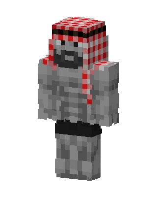 Gray Soldier Boy skin, 3D preview