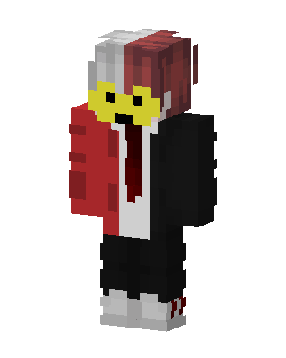Split Smiley Suit skin, 3D preview