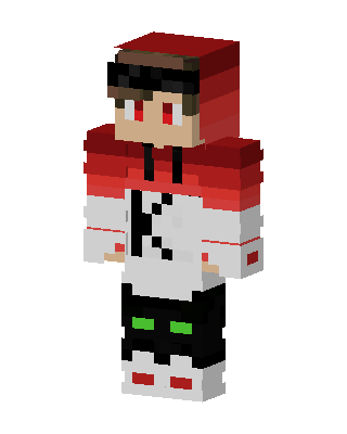 Red Hood Boy skin, 3D preview