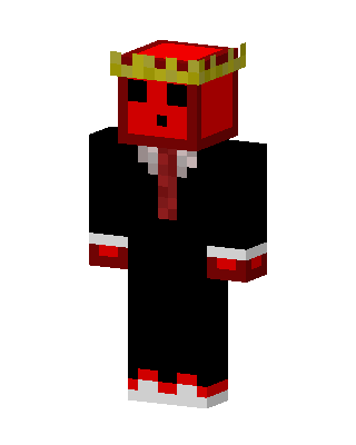Black King Minecraft skin