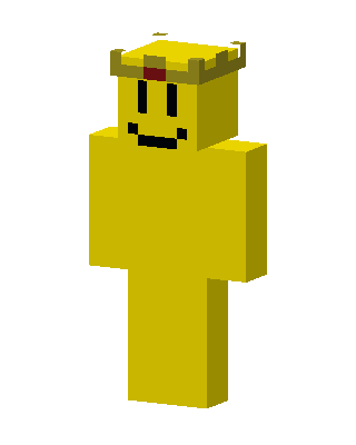 Crowned Smiley skin, 3D preview