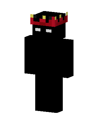 Black King Minecraft goth skin