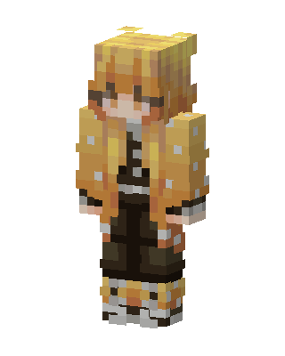 Zenitsu Agatsuma Minecraft skin