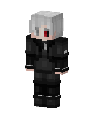 Black Villain Boy skin, 3D preview