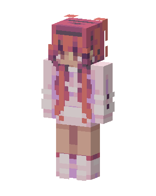 Pink Bunny Girl Minecraft skin