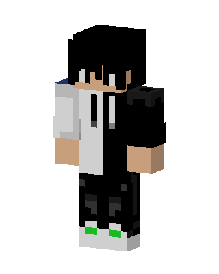 Hoodie Boy skin, 3D preview