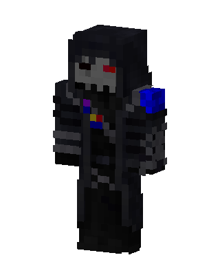 Black Hero Boy skin, 3D preview