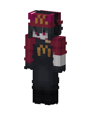 Fast Food Worker skin, 3D preview