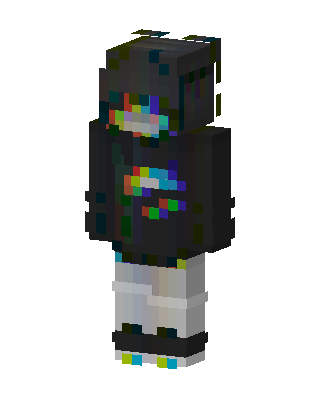 Glitch Hoodie Minecraft skin