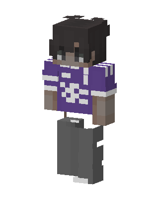 Purple Athlete Boy Minecraft skin