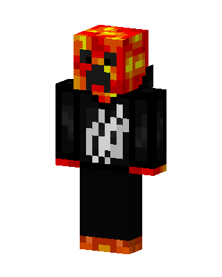 Lava Creeper skin, 3D preview
