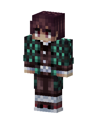 Tanjiro Kamado Minecraft ninja skin
