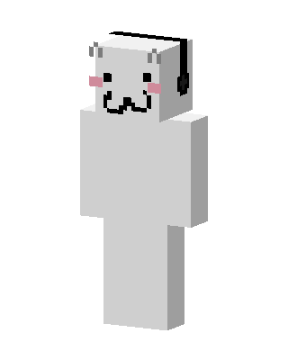 Headphone Cat Minecraft skin
