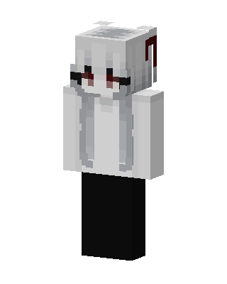Silver Hair Girl Minecraft cute skin