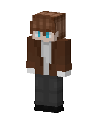 Brown Player Boy skin, 3D preview