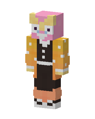 Zenitsu Agatsuma Minecraft skin