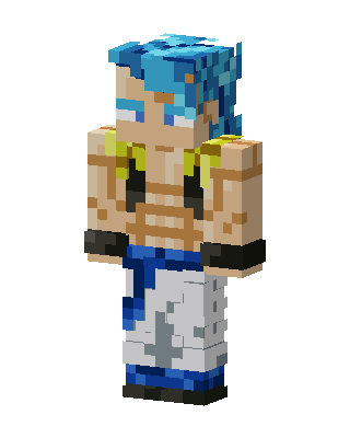 Gogeta skin, 3D preview