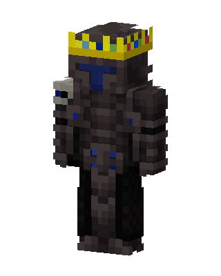 Black King Minecraft skin