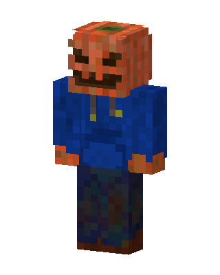 Pumpkin Head Minecraft skin