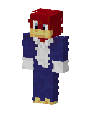Blue King Minecraft blue skin