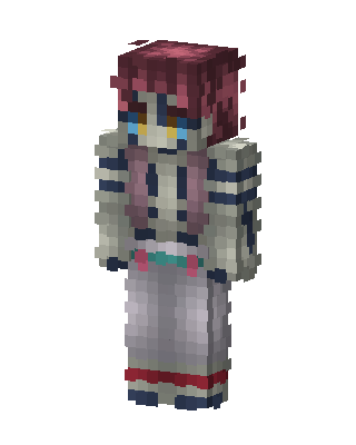 Crimson Patchwork skin, 3D preview