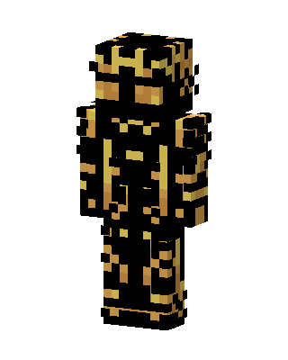 Golden Shadow skin, 3D preview
