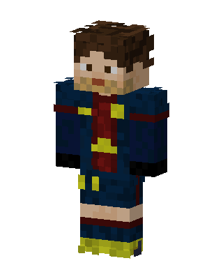 Blue Coat Adventurer skin, 3D preview