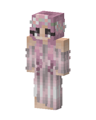 Blossom Bride skin, 3D preview