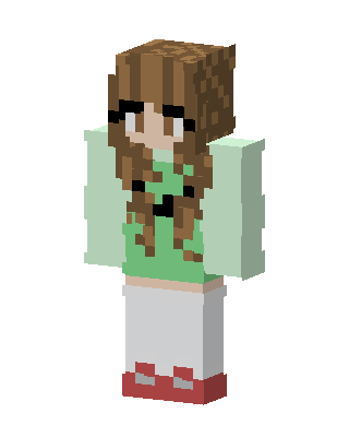 Green Player Girl Minecraft skin