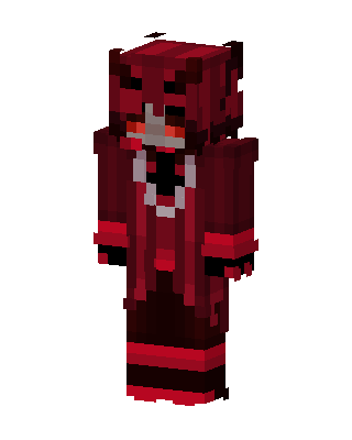 Crimson Demon Minecraft skin