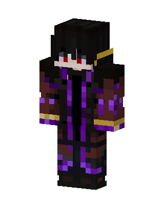 Void Mage skin, 3D preview
