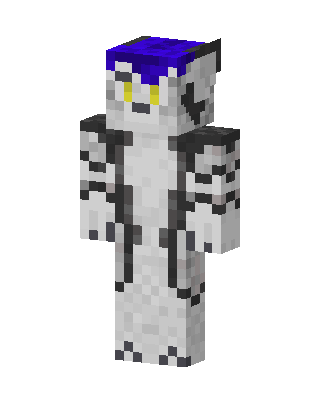 Snow Leopard skin, 3D preview