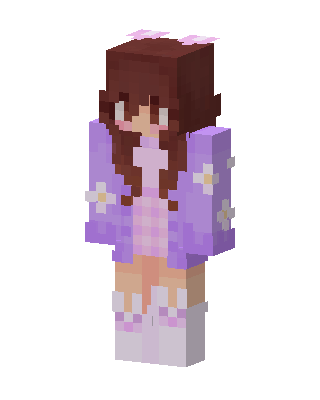 Lavender Bloom Minecraft skin
